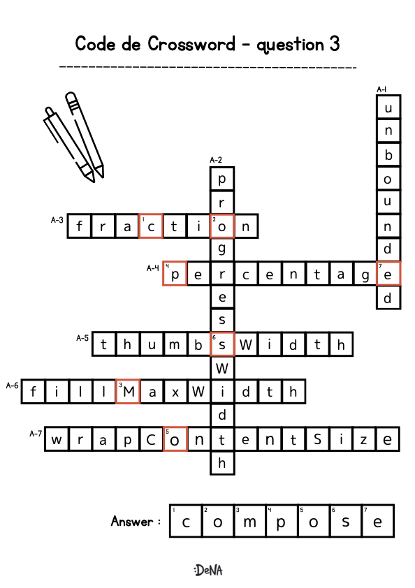 Question3-Crossword